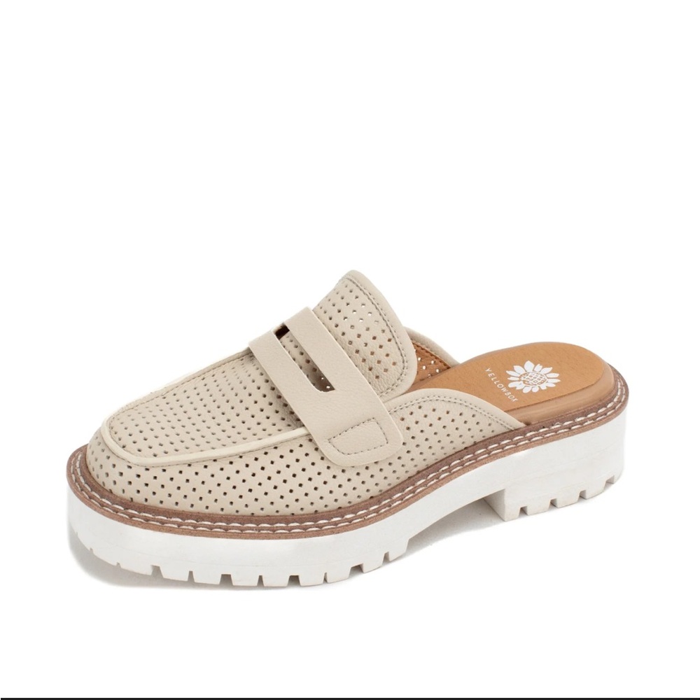 Yellowbox Sherlyn slip on open back loafer